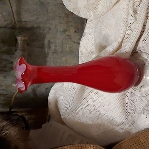 Beautiful dainty red vase